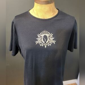 St. John Sport T Shirt With Applique Patch